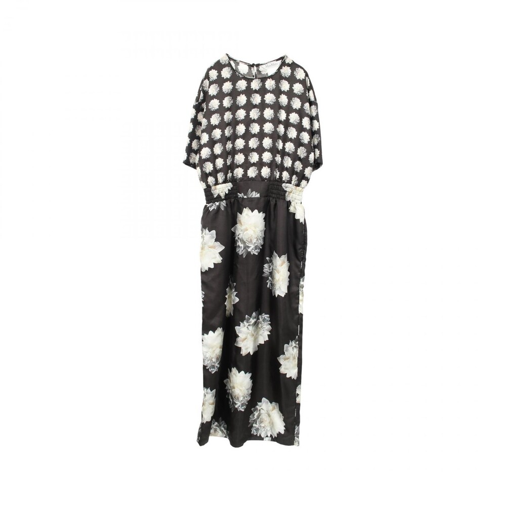 Max Mara Floral Long Dress #36 Silk #308521M34B